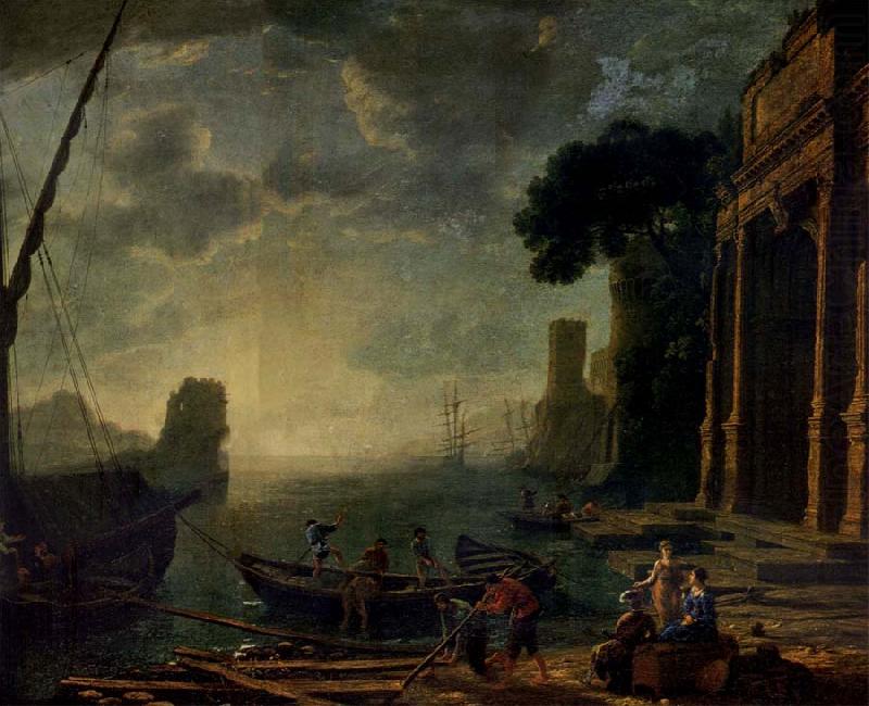 Morning in the Harbour, Claude Lorrain